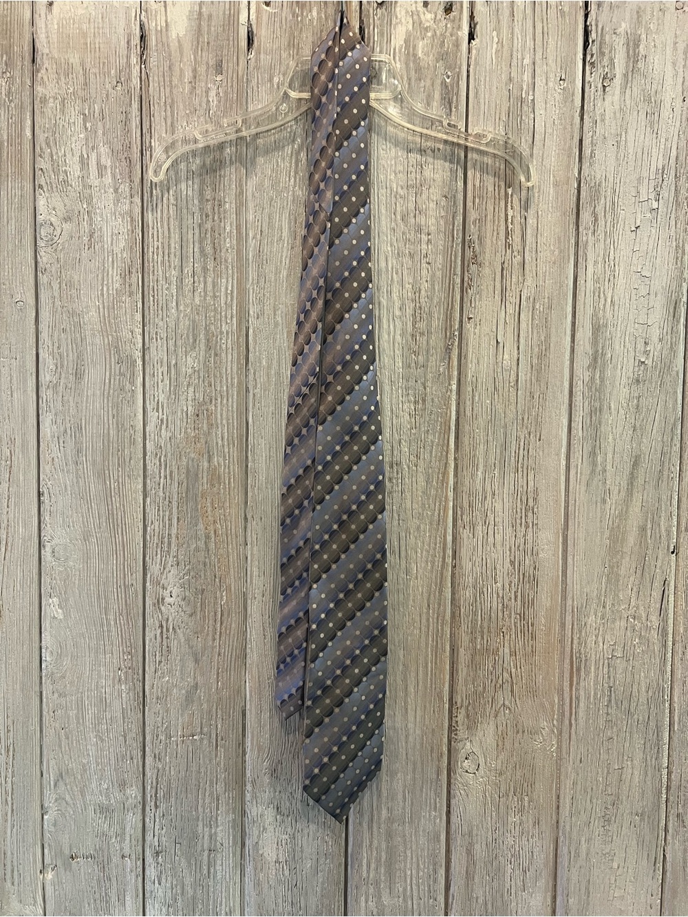Classic Men's Van Heusen Polka Dot Stripe Tie